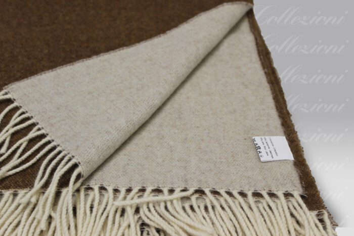 Plaid Arturo beige-marrone chiaro Co.Bi