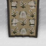 Plaid Boiled Wool Bau Beauty beige Frati Home