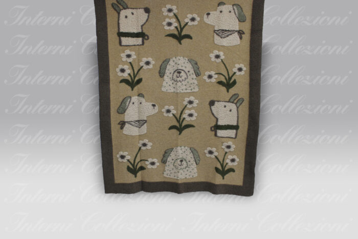 Plaid Boiled Wool Bau Beauty beige Frati Home