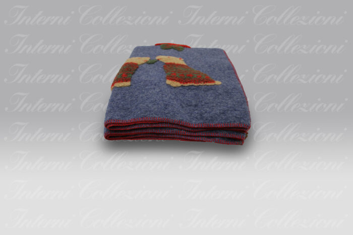 Plaid Boiled Wool Easy The Bear Christmas Frati Home