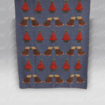 Plaid Boiled Wool Easy The Bear Christmas Frati Home