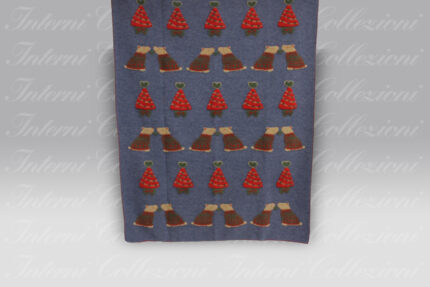 Plaid Boiled Wool Easy The Bear Christmas Frati Home