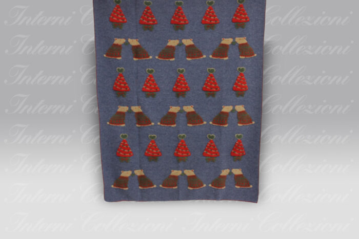 Plaid Boiled Wool Easy The Bear Christmas Frati Home