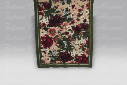 Plaid Boiled Wool Greenery panna Frati Home