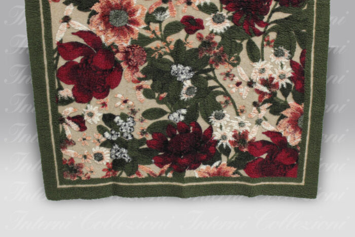 Plaid Boiled Wool Greenery panna Frati Home