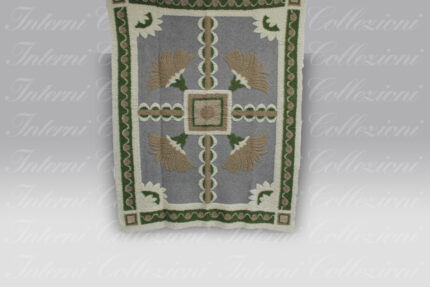 Plaid Boiled Wool Trionfale green Frati Home