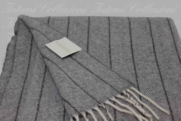 Plaid Kester Gessato grigio medio Mastro Raphael