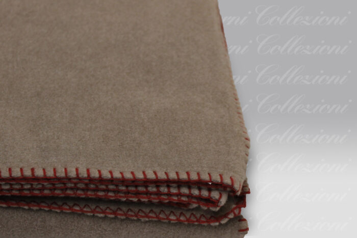 Plaid Soft Viscose tortora Frati Home