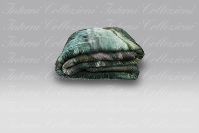Quilt Canova marmorizzato verde Mastro Raphael