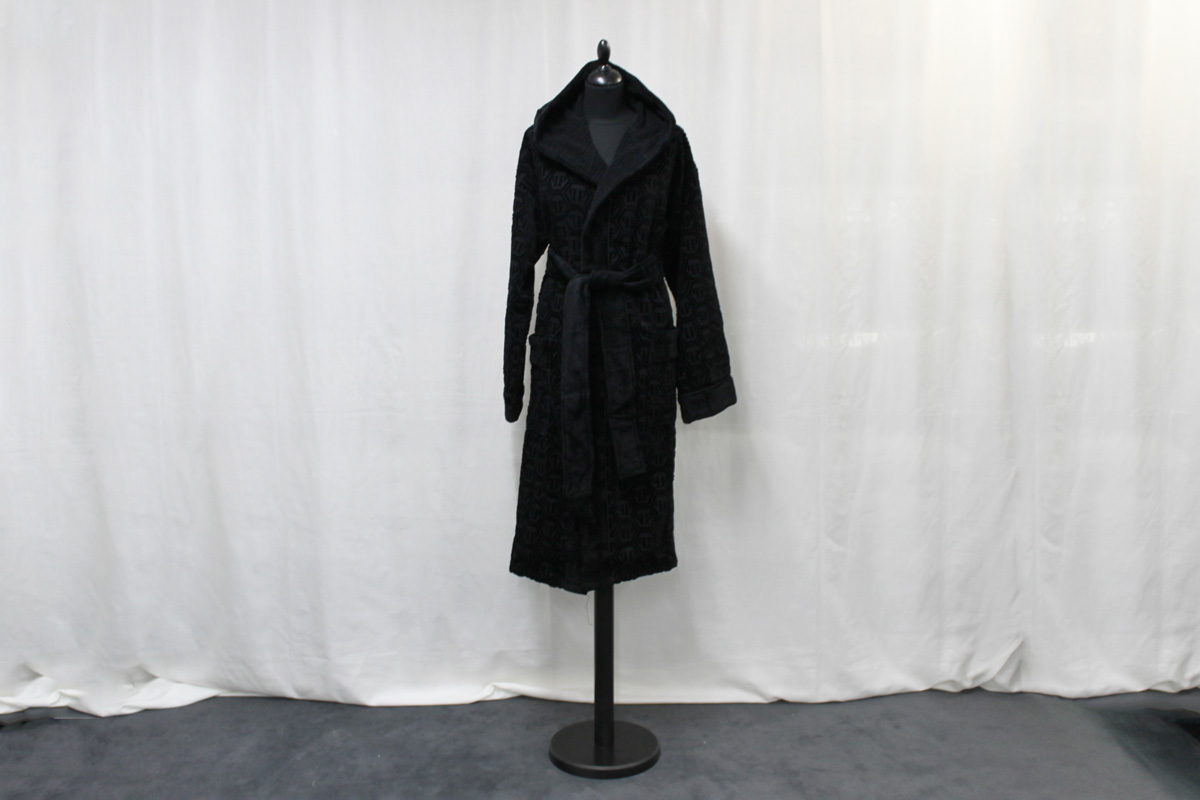 Accappatoio Hexagon black Philipp Plein (1) Accappatoio Hexagon black Philipp Plein