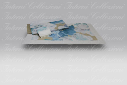 Completo Lenzuola Hibiscus turchese Blumarine