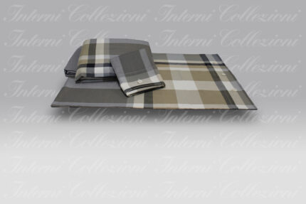 Completo Lenzuola No Stiro Quadro 7496 Bossi Casa