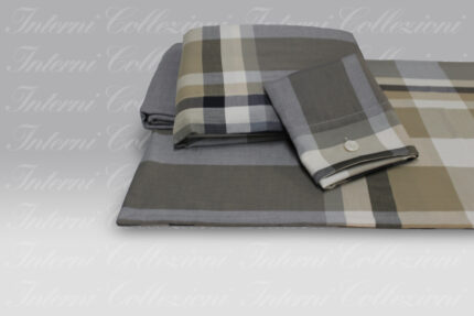 Completo Lenzuola No Stiro Quadro 7496 Bossi Casa