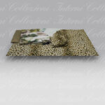 Completo Lenzuola Rose Leopard gold Roberto Cavalli