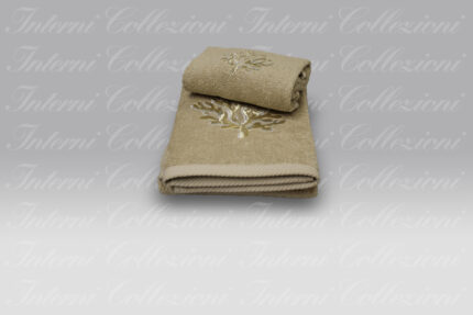 Coppia Spugna Coralli Lurex beige Dea