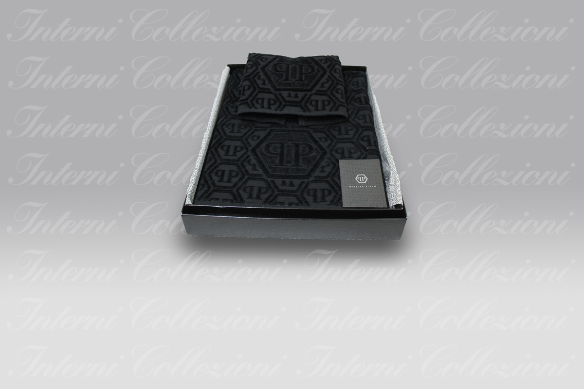 Coppia Spugna Hexagon black Philipp Plein (1) Coppia Spugna Hexagon black Philipp Plein