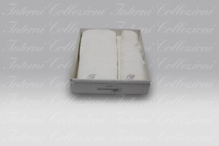 Coppia Spugna Samira bianco Blumarine