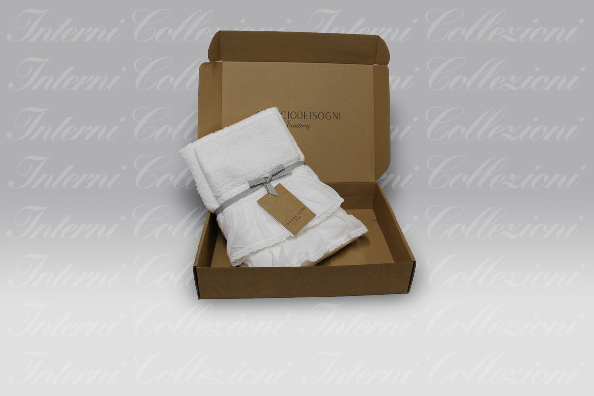 Coppia Spugna Violette bianco Opificio dei Sogni (1) Coppia Spugna Violette bianco Opificio dei Sogni