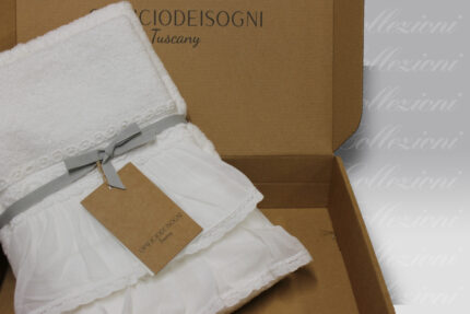 Coppia Spugna Violette bianco Opificio dei Sogni