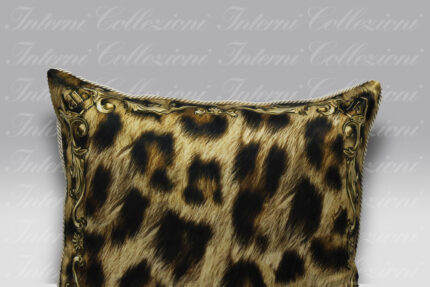 Cuscino Leopard Chain brown Philipp Plein