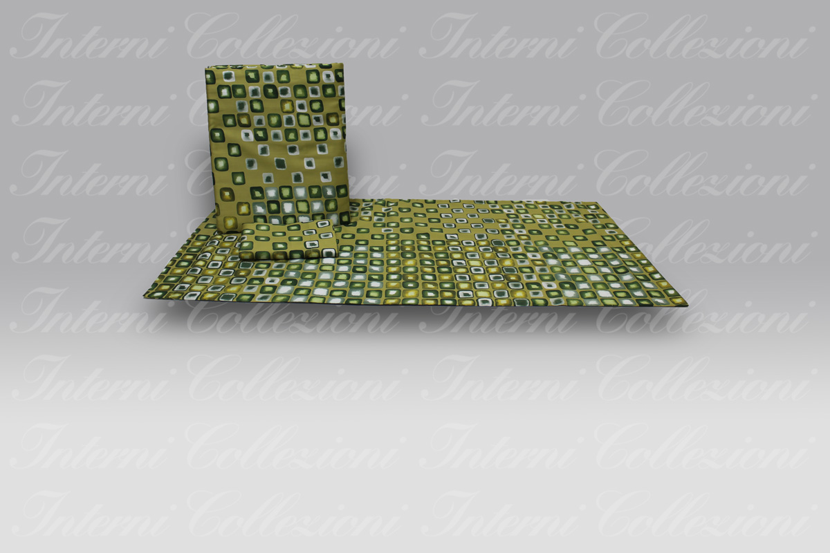 Parure Sacco Quadrillè 8459 verde Tag House (1) Parure Sacco Quadrillè 8459 verde Tag House