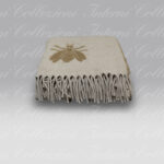 Plaid Doria avorio-cammello Mastro Raphael