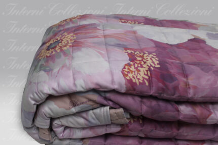 Quilt Hibiscus glicine Blumarine