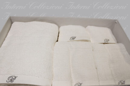 Set Spugna 5 Pezzi Samira bianco Blumarine