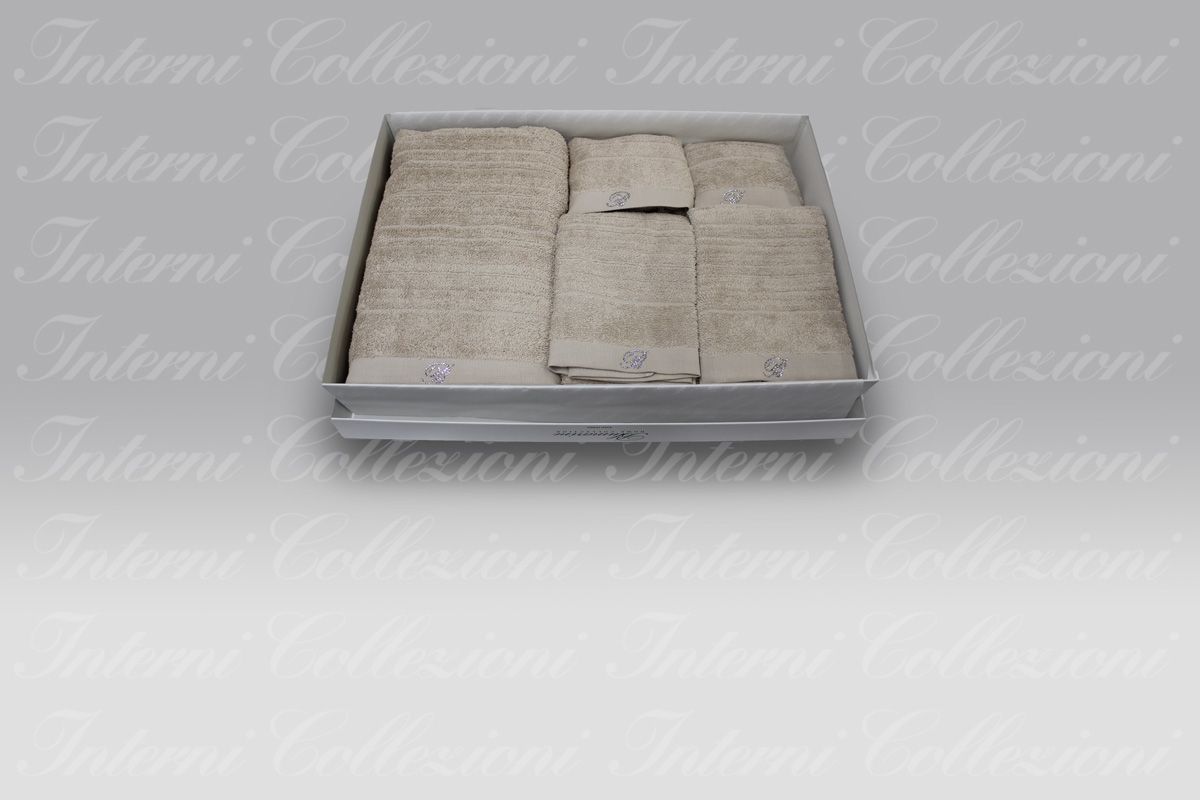 Set Spugna 5 Pezzi Samira sabbia Blumarine (1) Set Spugna 5 Pezzi Samira sabbia Blumarine