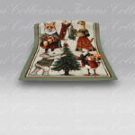 Strofinaccio Artissima 4009 Happy Christmas verde Tag House