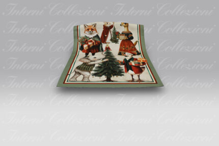 Strofinaccio Artissima 4009 Happy Christmas verde Tag House