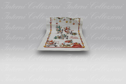 Strofinaccio Merry Christmas Rudolf Tessitura Randi