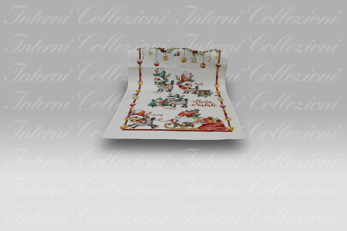 Strofinaccio Merry Christmas Rudolf Tessitura Randi (1) Strofinaccio Merry Christmas Rudolf Tessitura Randi