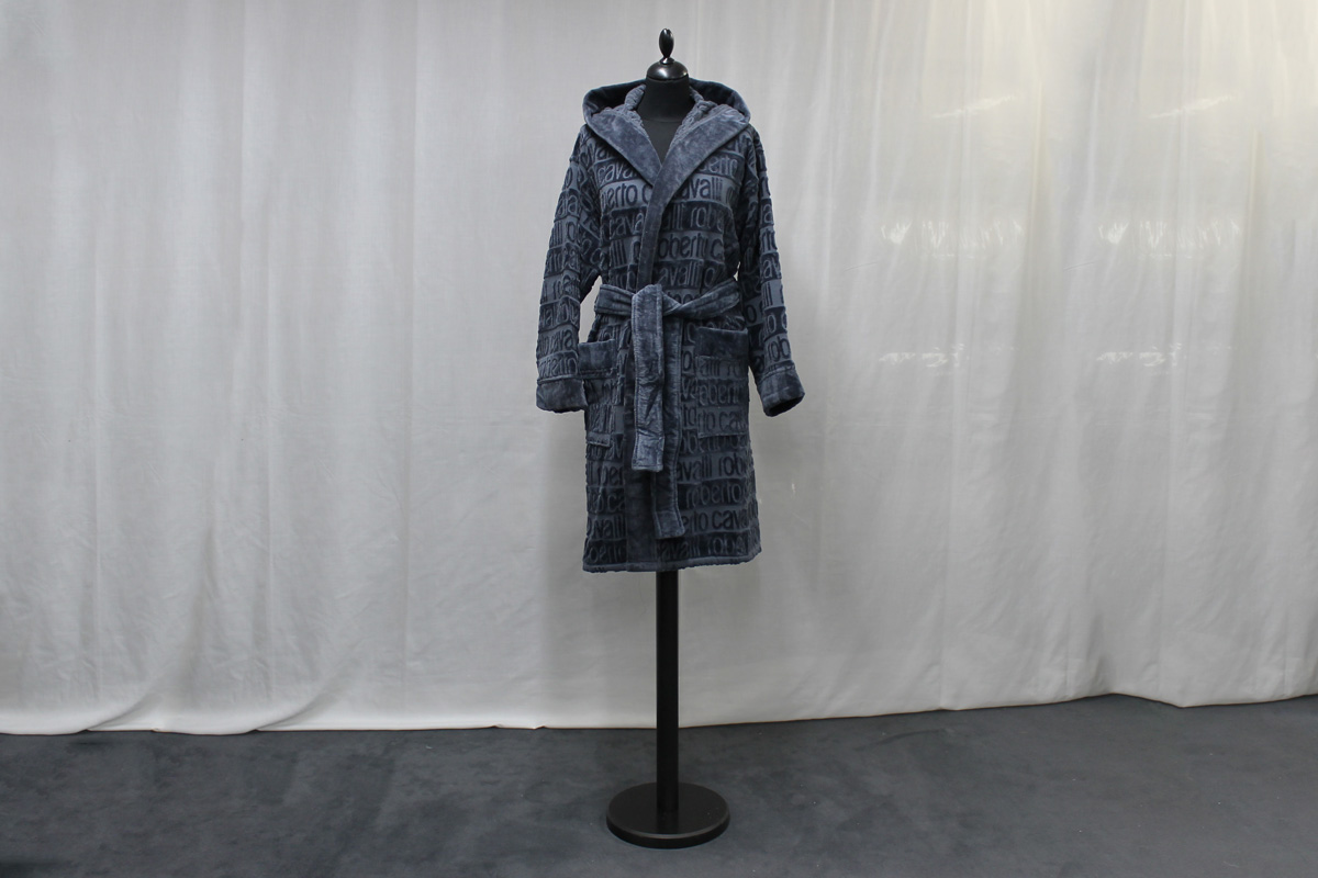 Accappatoio Written grey Roberto Cavalli (1) Accappatoio Written grey Roberto Cavalli