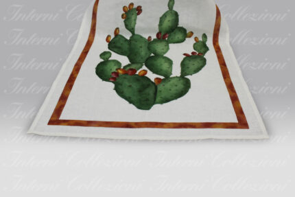 Canovaccio Tunera-rosso Tessitura Toscana Telerie