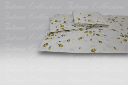 Completo Lenzuola Isole I100 giallo Dea