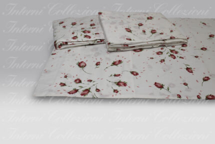 Completo Lenzuola Isole I100 rosa Dea