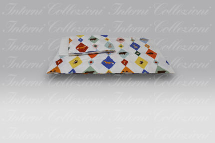 Completo Lenzuola Izylinens Boscolandia Tessitura Toscana Telerie