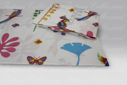 Completo Lenzuola Izylinens Origami Tessitura Toscana Telerie