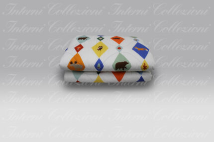 Quilt Izylinens Boscolandia Tessitura Toscana Telerie