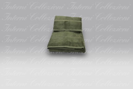 Coppia Asciugamani B&B verde oliva Mastro Raphael