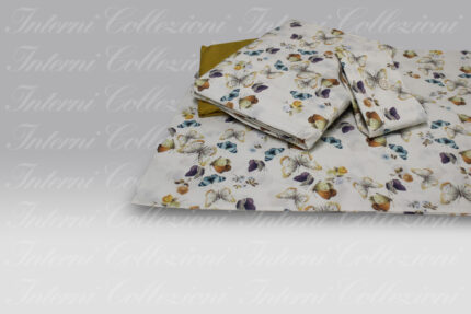 Completo Lenzuola Papillon 8465 giallo Martha O'Neil