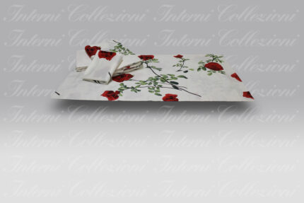 Completo Letto Baccarat rosso Signoria Firenze