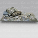Completo Letto Saffron blu-grey Kardoll