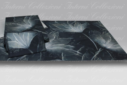 Completo Sacco Abstract Flower blu Mirabello