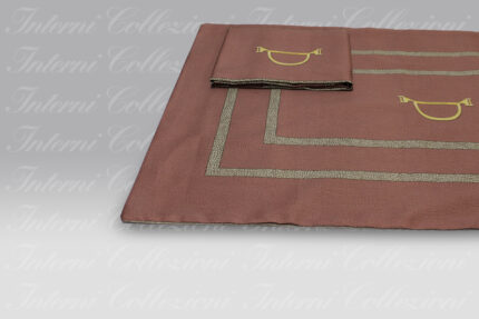 Coppia Federe Lounge blush Borbonese