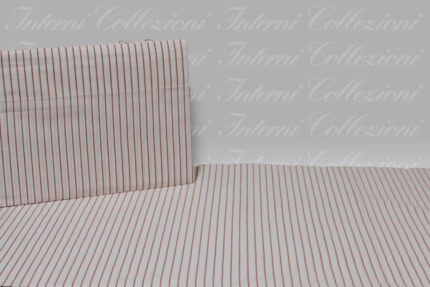 Parure Letto Azimut 9999 bianco-rosso Bossi Casa