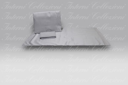 Parure Sacco Four Season Raso Unito grigio Tag House