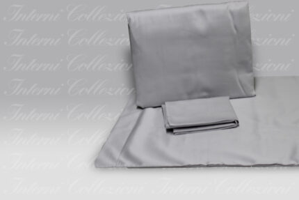 Parure Sacco Four Season Raso Unito grigio Tag House