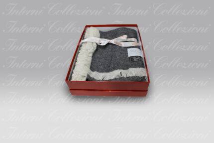 Plaid Alpi grigio piombo Signoria Firenze